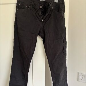 Jack & Jones Men's washed black jeans